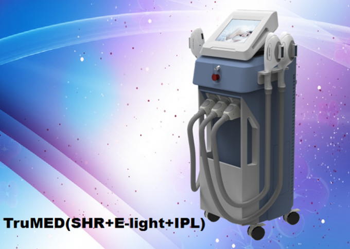 SHR-de Machine 3500W Verticale 3Handles, TruMED van de Haarverwijdering (SHR+IPL+Nd: Yag)